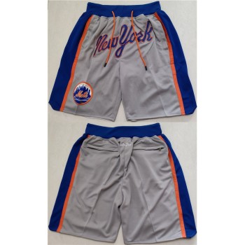 Men's New York Mets Blue/Grey Shorts (Run Small) Men's New York Mets Blue/Grey Shorts (Run Small)