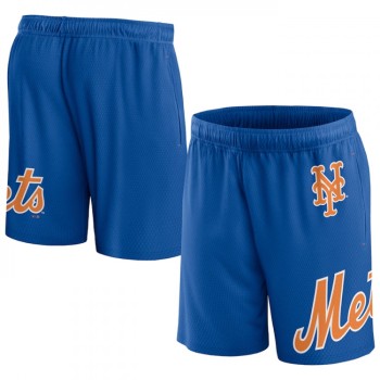 Men's New York Mets Royal Clincher Mesh Shorts Men's New York Mets Royal Clincher Mesh Shorts