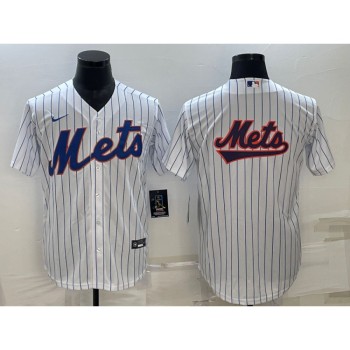 Men's New York Mets White Team Big Logo Cool Base Stitched Baseball Jersey Men's New York Mets White Team Big Logo Cool Base Stitched Baseball Jersey