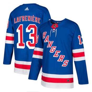 Men's New York Rangers #13 Alexis Lafreniere Blue Stitched NHL Jersey Men's New York Rangers #13 Alexis Lafreniere Blue Stitched NHL Jersey
