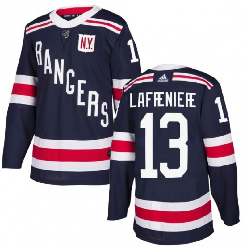 Men's New York Rangers #13 Alexis Lafreniere Navy Winter Classic Home Stitched Jersey Men's New York Rangers #13 Alexis Lafreniere Navy Winter Classic Home Stitched Jersey