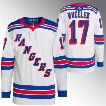 Men's New York Rangers #17 Blake Wheeler White Stitched Jersey Men's New York Rangers #17 Blake Wheeler White Stitched Jersey
