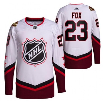 Men's New York Rangers #23 Adam Fox 2022 2022 All-Star White Stitched Jersey Men's New York Rangers #23 Adam Fox 2022 2022 All-Star White Stitched Jersey