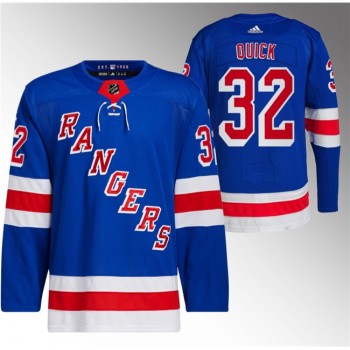 Men's New York Rangers #32 Jonathan Quick Royal Stitched Jersey Men's New York Rangers #32 Jonathan Quick Royal Stitched Jersey