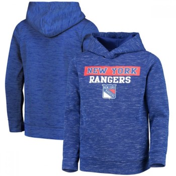 Men's New York Rangers Royal Logo Scuba Pullover Hoodie Men's New York Rangers Royal Logo Scuba Pullover Hoodie