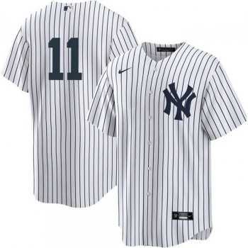 Men's New York Yankees #11 Anthony Volpe White Cool Base Stitched Baseball Jersey Men's New York Yankees #11 Anthony Volpe White Cool Base Stitched Baseball Jersey