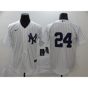 Men's New York Yankees #24 Gary Sanchez White Cool Base Stitched MLB Jersey