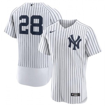 Men's New York Yankees #28 Josh Donaldson White Flex Base Stitched Jersey Men's New York Yankees #28 Josh Donaldson White Flex Base Stitched Jersey