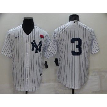 Men's New York Yankees #3 Babe Ruth White Cool Base Stitched Baseball Jersey Men's New York Yankees #3 Babe Ruth White Cool Base Stitched Baseball Jersey