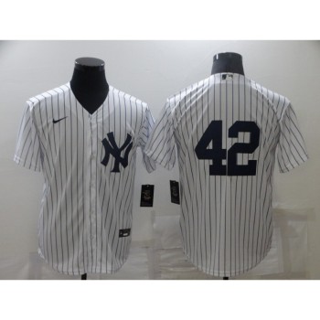 Men's New York Yankees #42 Mariano Rivera White Cool Base Stitched Baseball Jersey