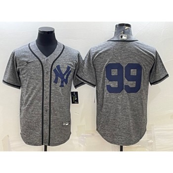 Men's New York Yankees #99 Aaron Judge Grey Cool Base Stitched Jersey Men's New York Yankees #99 Aaron Judge Grey Cool Base Stitched Jersey