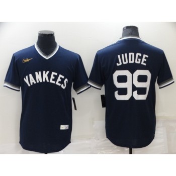 Men's New York Yankees #99 Aaron Judge Navy Stitched Baseball Jersey Men's New York Yankees #99 Aaron Judge Navy Stitched Baseball Jersey