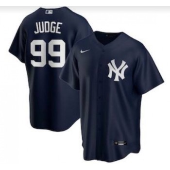 Men's New York Yankees #99 Aaron Judge Navy Stitched Jersey Men's New York Yankees #99 Aaron Judge Navy Stitched Jersey