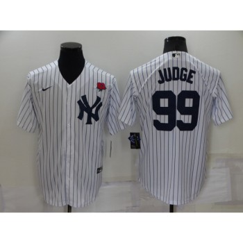 Men's New York Yankees #99 Aaron Judge White Cool Base Stitched Baseball Jersey Men's New York Yankees #99 Aaron Judge White Cool Base Stitched Baseball Jersey