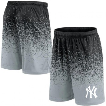 Men's New York Yankees Black/Grey Ombre Shorts Men's New York Yankees Black/Grey Ombre Shorts