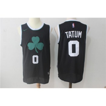 Men's Boston Celtics #0 Jayson Tatum All Black Stitched NBA Jersey Men's Boston Celtics #0 Jayson Tatum All Black Stitched NBA Jersey