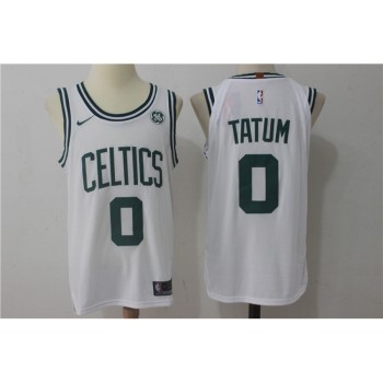 Men's Boston Celtics #0 Jayson Tatum White Stitched NBA Jersey Men's Boston Celtics #0 Jayson Tatum White Stitched NBA Jersey