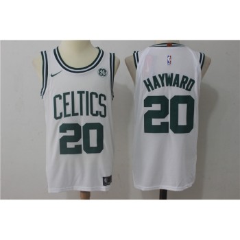 Men's Boston Celtics #20 Gordon Hayward White Stitched NBA Jersey Men's Boston Celtics #20 Gordon Hayward White Stitched NBA Jersey