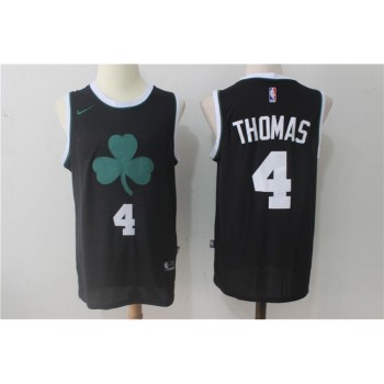 Men's Boston Celtics #4 Isaiah Thomas All Black Stitched NBA Jersey Men's Boston Celtics #4 Isaiah Thomas All Black Stitched NBA Jersey