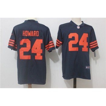 Men's Chicago Bears #24 Jordan Howard Navy Blue Alternate Stitched NFL Vapor Untouchable Limited Jersey Men's Chicago Bears #24 Jordan Howard Navy Blue Alternate Stitched NFL Vapor Untouchable Limited Jersey