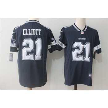 Men's Dallas Cowboys #21 Ezekiel Elliott Navy Blue Team Color Stitched NFL Vapor Untouchable Limited Jersey Men's Dallas Cowboys #21 Ezekiel Elliott Navy Blue Team Color Stitched NFL Vapor Untouchable Limited Jersey