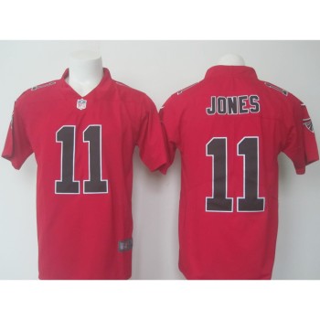 Men's Falcons #11 Julio Jones Red Limited Rush Stitched NFL Jersey Men's Falcons #11 Julio Jones Red Limited Rush Stitched NFL Jersey