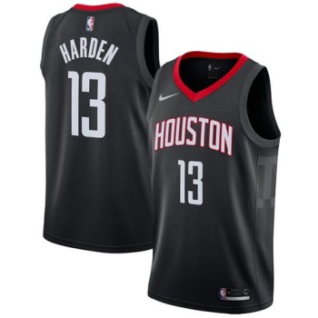 Men's Houston Rockets #13 James Harden Black Swingman Statement Stitched NBA Jersey Men's Houston Rockets #13 James Harden Black Swingman Statement Stitched NBA Jersey