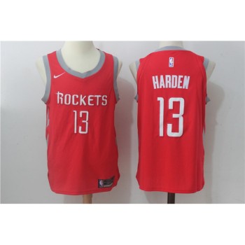 Men's Houston Rockets #13 James Harden Red Stitched NBA Jersey Men's Houston Rockets #13 James Harden Red Stitched NBA Jersey