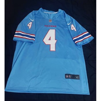 Men's Houston Texans #4 Deshaun Watson Blue Limited Stitched NFL Jersey Men's Houston Texans #4 Deshaun Watson Blue Limited Stitched NFL Jersey
