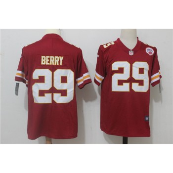 Men's Kansas City Chiefs #29 Eric Berry Red Team Color Stitched NFL Vapor Untouchable Limited Jersey