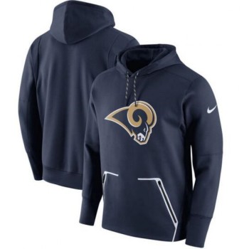 Men's Los Angeles Rams Navy Champ Drive Vapor Speed Pullover Hoodie Men's Los Angeles Rams Navy Champ Drive Vapor Speed Pullover Hoodie