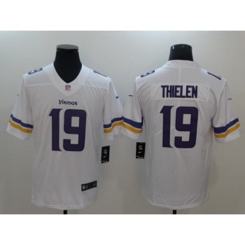 Men's Minnesota Vikings #19 Adam Thielen White Vapor Untouchable Limited Stitched NFL Jersey Men's Minnesota Vikings #19 Adam Thielen White Vapor Untouchable Limited Stitched NFL Jersey