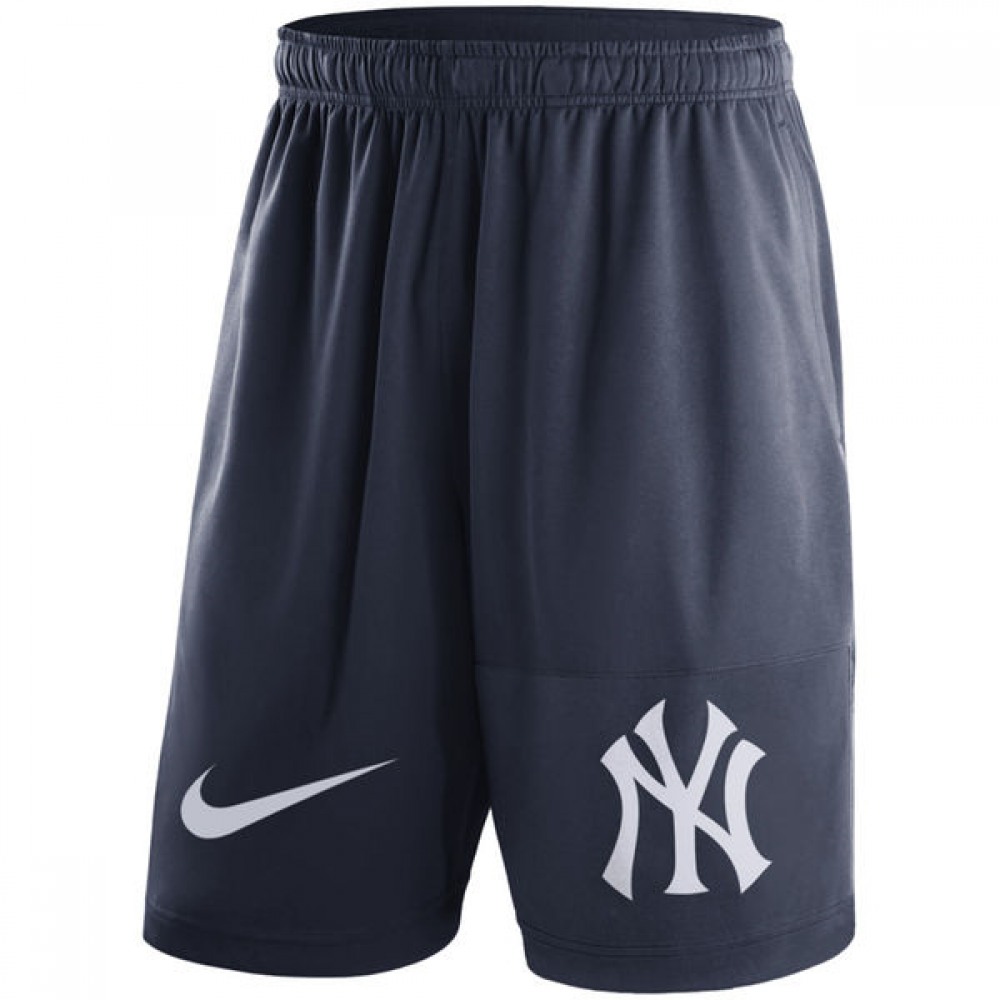 Men's Navy New York Yankees Dry Fly Shorts