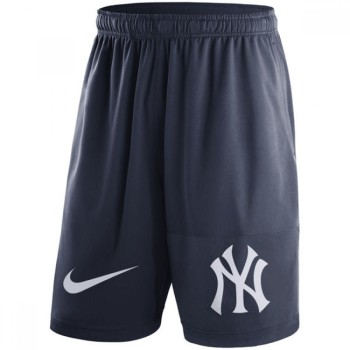 Men's Navy New York Yankees Dry Fly Shorts Men's Navy New York Yankees Dry Fly Shorts
