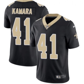 Men's New Orleans Saints #41 Alvin Kamara Black Vapor Untouchable Limited Stitched NFL Jersey Men's New Orleans Saints #41 Alvin Kamara Black Vapor Untouchable Limited Stitched NFL Jersey