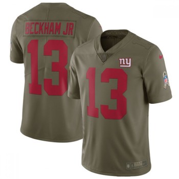 Men's New York Giants #13 Odell Beckham Jr Olive Salute To Service Limited Stitched NFL Jersey Men's New York Giants #13 Odell Beckham Jr Olive Salute To Service Limited Stitched NFL Jersey