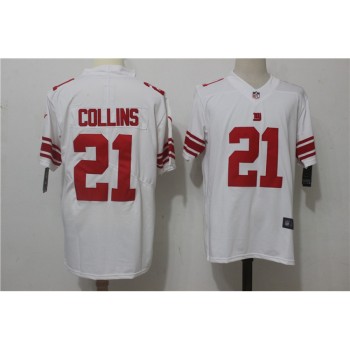 Men's New York Giants #21 Landon Collins White Stitched NFL Vapor Untouchable Limited Jersey Men's New York Giants #21 Landon Collins White Stitched NFL Vapor Untouchable Limited Jersey