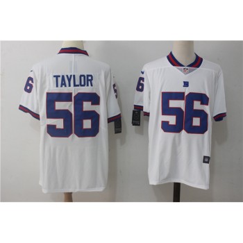 Men's New York Giants #56 Lawrence Taylor White Vapor Untouchable Limited Stitched NFL Jersey Men's New York Giants #56 Lawrence Taylor White Vapor Untouchable Limited Stitched NFL Jersey