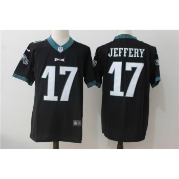 Men's Philadelphia Eagles #17 Alshon Jeffery Black Alternate Stitched NFL Vapor Untouchable Limited Jersey Men's Philadelphia Eagles #17 Alshon Jeffery Black Alternate Stitched NFL Vapor Untouchable Limited Jersey