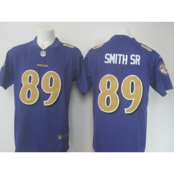 Men's Ravens #89 Steve Smith Sr. Purple Limited Rush NFL Jersey Men's Ravens #89 Steve Smith Sr. Purple Limited Rush NFL Jersey
