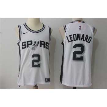 Men's San Antonio Spurs #2 Kawhi Leonard White Stitched NBA Jersey Men's San Antonio Spurs #2 Kawhi Leonard White Stitched NBA Jersey