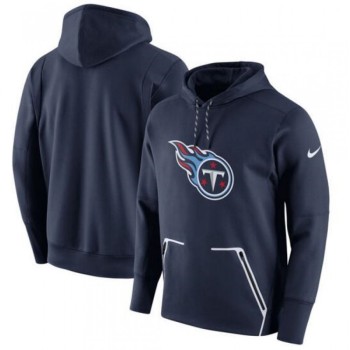 Men's Tennessee Titans Navy Champ Drive Vapor Speed Pullover Hoodie