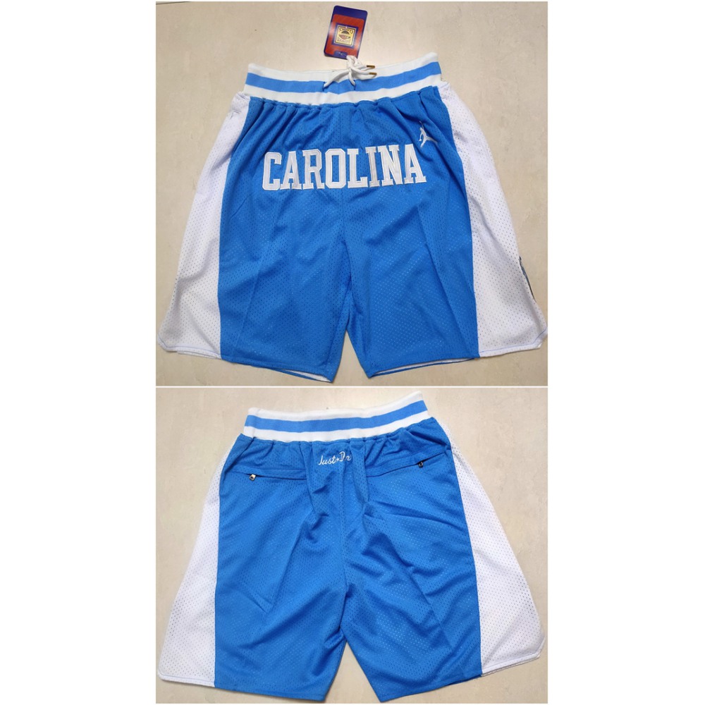Men's North Carolina Blue/White Shorts(Run Small)