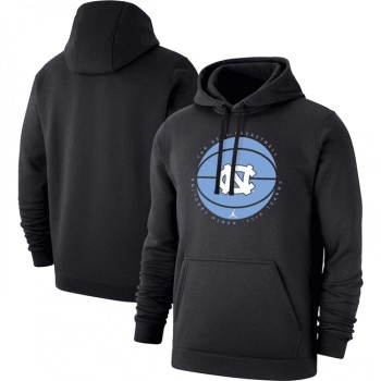 Men's North Carolina Tar Heels Black Basketball Pullover Hoodie Men's North Carolina Tar Heels Black Basketball Pullover Hoodie