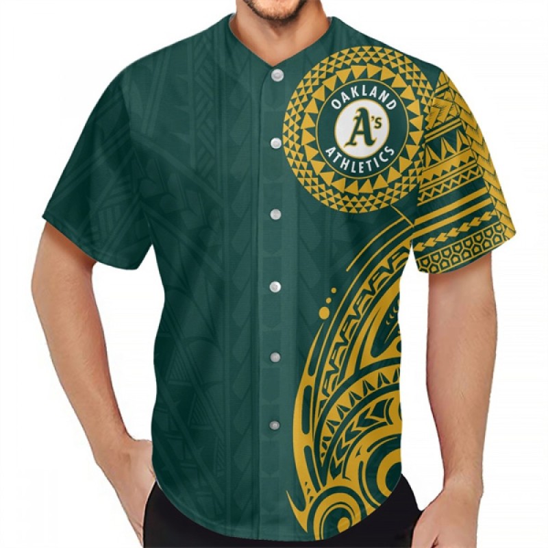 Men's Oakland Athletics Green Baseball Jersey Men's Oakland Athletics Green Baseball Jersey