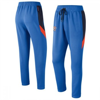 Men's Oklahoma City Thunder Blue Performance Showtime Basketball Pants Men's Oklahoma City Thunder Blue Performance Showtime Basketball Pants