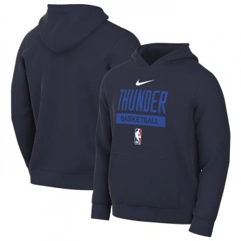 Men's Oklahoma City Thunder Nave Spotlight Fleece Overhead Hoodie Men's Oklahoma City Thunder Nave Spotlight Fleece Overhead Hoodie