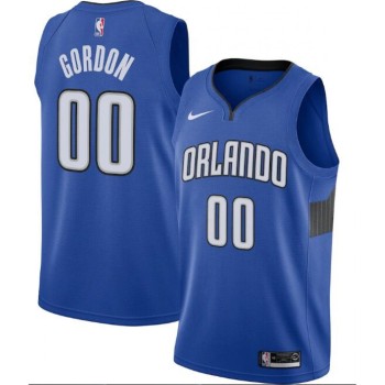 Men's Orlando Magic #00 Aaron Gordon Royal Statement Edition Stitched Swingman Jersey Men's Orlando Magic #00 Aaron Gordon Royal Statement Edition Stitched Swingman Jersey