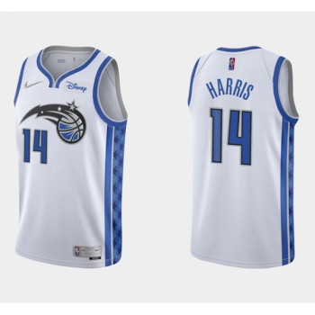 Men's Orlando Magic #14 Gary Harris White Stitched Swingman Jersey Men's Orlando Magic #14 Gary Harris White Stitched Swingman Jersey