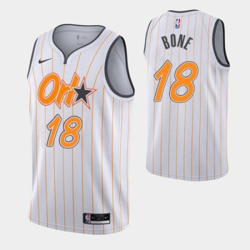 Men's Orlando Magic #18 Jordan Bone 2020-21 White City Edition Stitched Swingman Jersey Men's Orlando Magic #18 Jordan Bone 2020-21 White City Edition Stitched Swingman Jersey